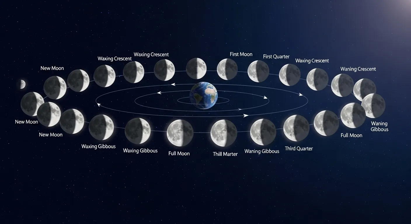 Циклы и фазы Луны