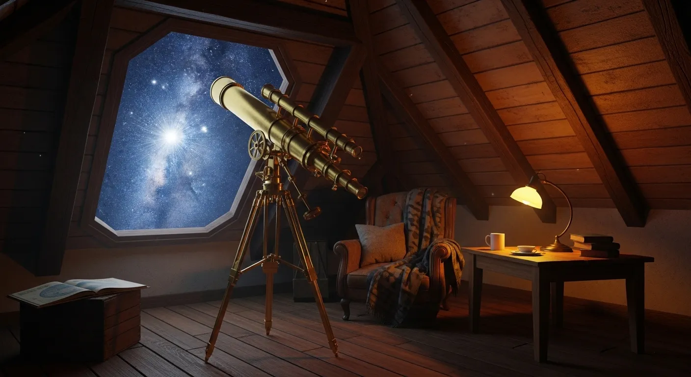 Стрелец — телескоп и звезды