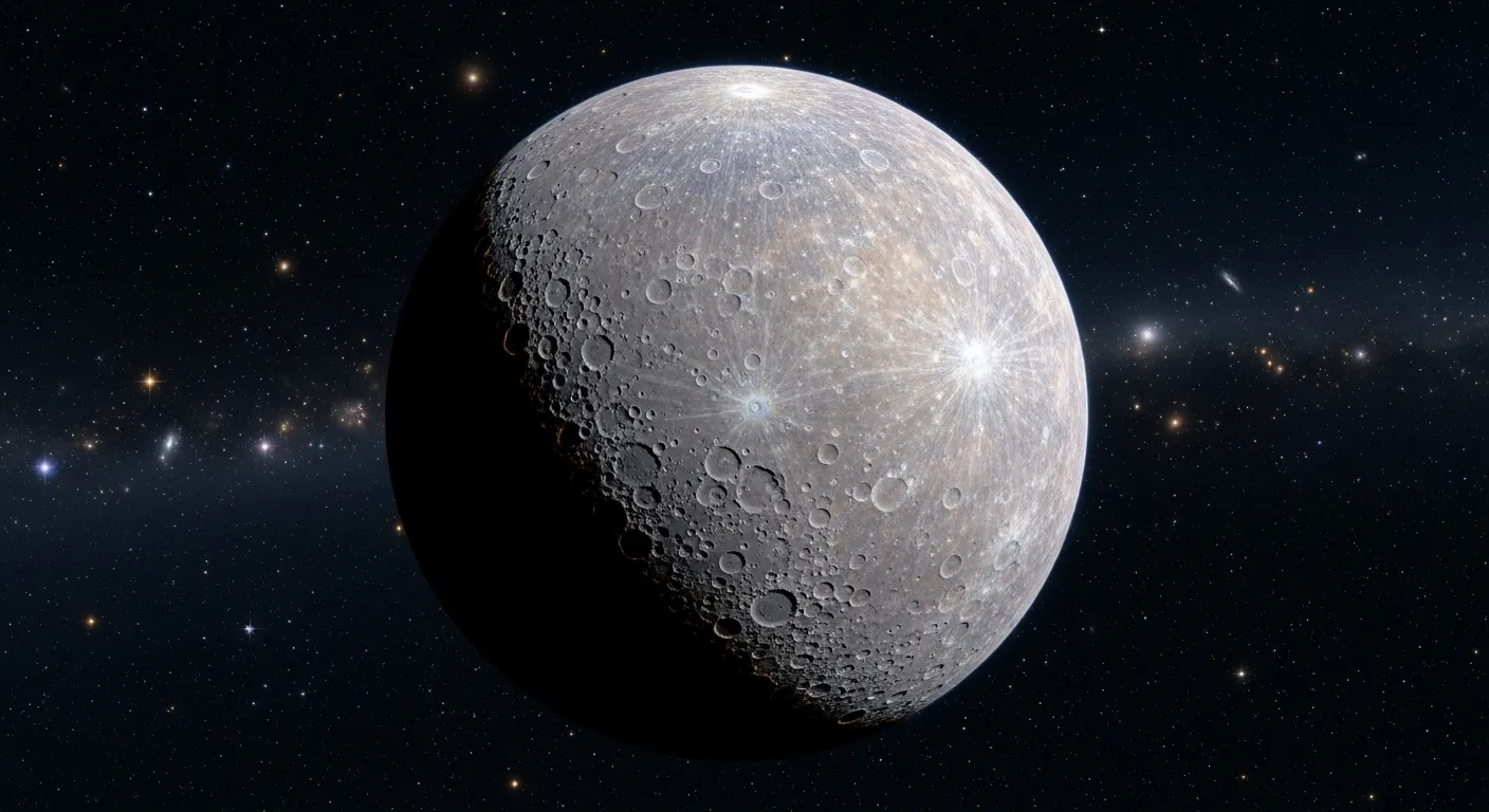 Меркурий — планета интеллекта и коммуникации в астрологии, реалистичное изображение